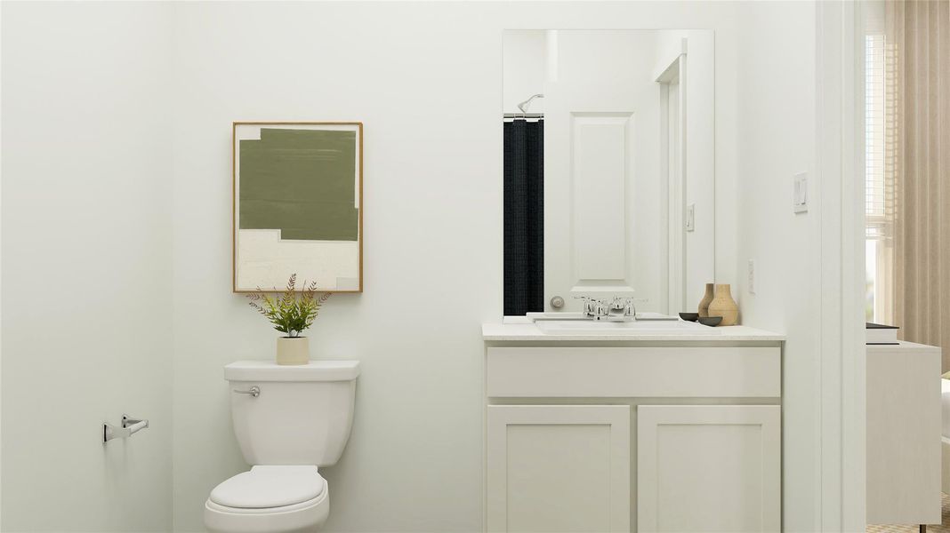 Furnished interior view inside a new home in Moore Landing, Magnolia (Image 24).