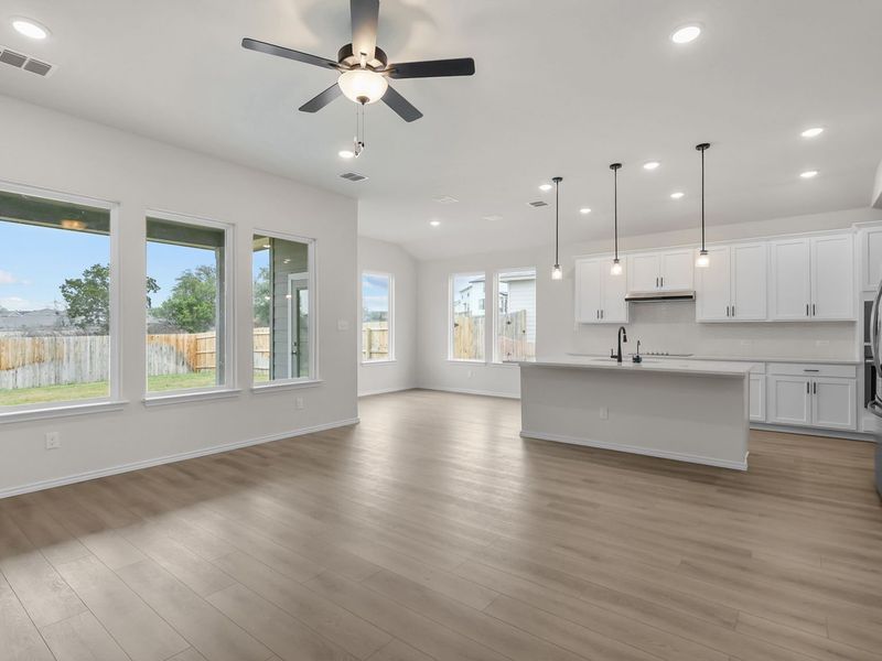 Representative unfurnished interior of a home built from the The Sycamore B by Davidson Homes LLC in Heartland, Heartland (Image 17). Representative unfurnished interior of a home built from the The Sycamore B by Davidson Homes LLC in Heartland, Heartland (Image 17).
