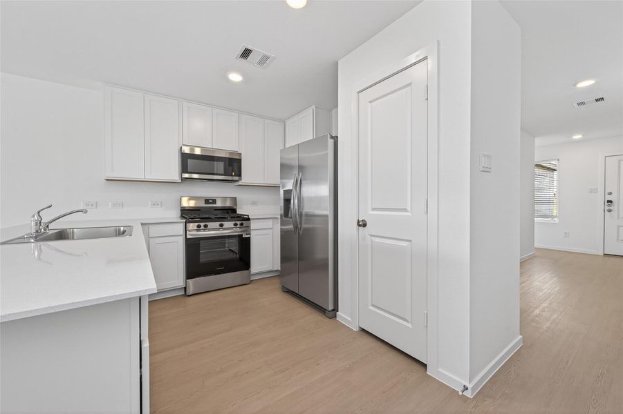 Furnished interior view inside a new home in , Houston (Image 8).
