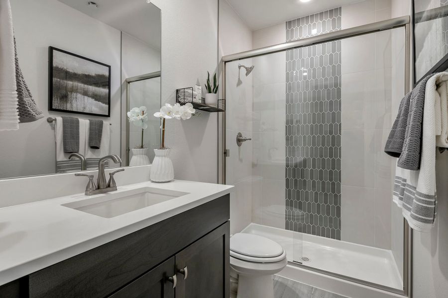 Furnished interior view inside a new home in Sugar Mill Village, Longmont (Image 8). Furnished interior view inside a new home in Sugar Mill Village, Longmont (Image 8).