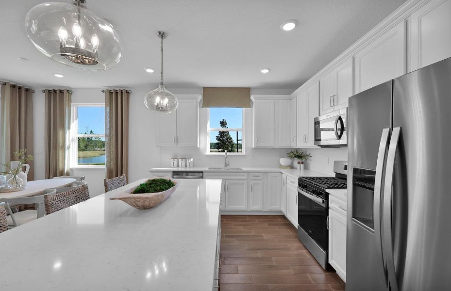 Representative furnished interior of a home built from the Highgate by Pulte Homes in Seminole Palms, Palm Coast (Image 6).