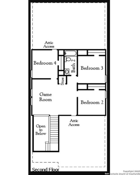 2D floor plan layout of this home in Garden Grove, Schertz, TX (Image 2). 2D floor plan layout of this home in Garden Grove, Schertz, TX (Image 2).