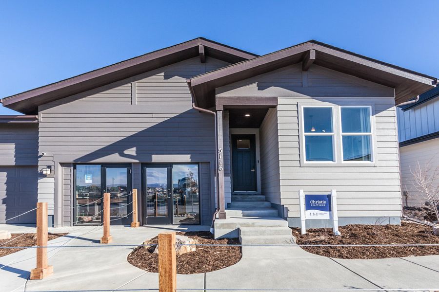 Representative exterior details of a home built from the Christie by Hartford Homes in Trailside, Timnath (Image 30).