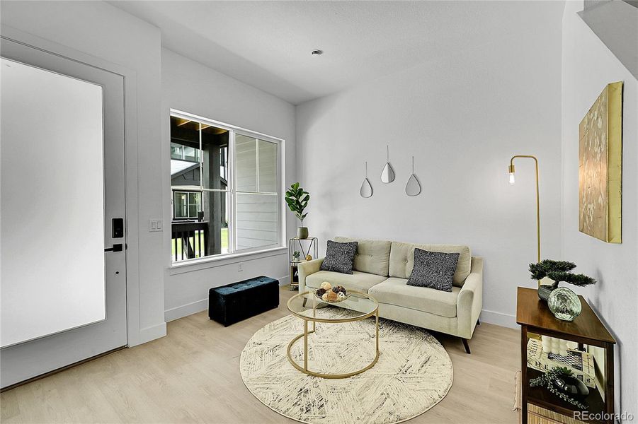 Furnished interior view inside a new home in , Arvada (Image 11).