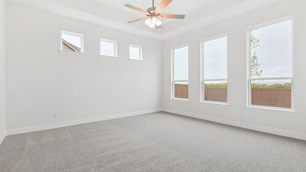 Representative furnished interior of a home built from the Princeton by DRB Homes in Brookewater, Rosenberg (Image 12).