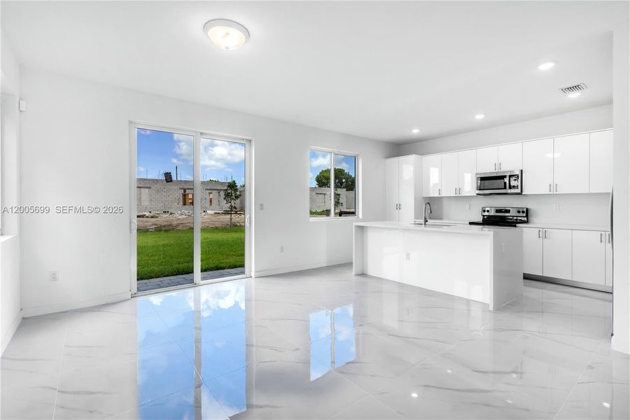 Furnished interior view inside a new home in Chloe's Estates, Miami (Image 7).
