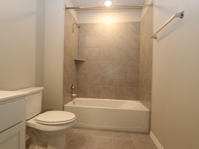 Furnished interior view inside a new home in Cascades at Onion Creek, Austin (Image 12). Furnished interior view inside a new home in Cascades at Onion Creek, Austin (Image 12).