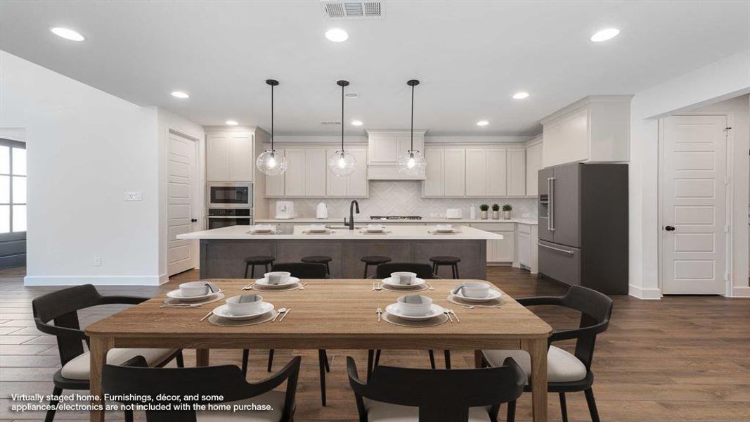 Furnished interior view inside a new home in The Parks At Wilson Creek 40', Celina (Image 5).