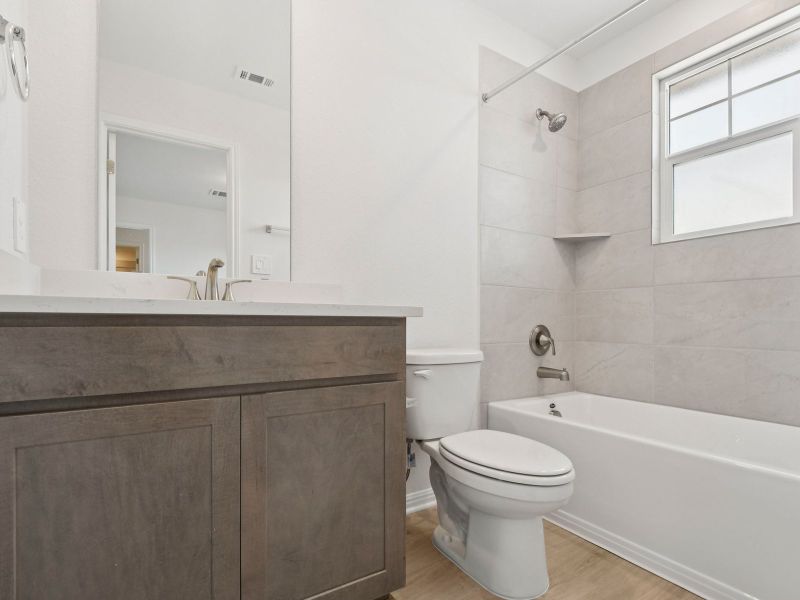 Furnished interior view inside a new home in Prairie Winds - Executive Collection, Hutto (Image 7).