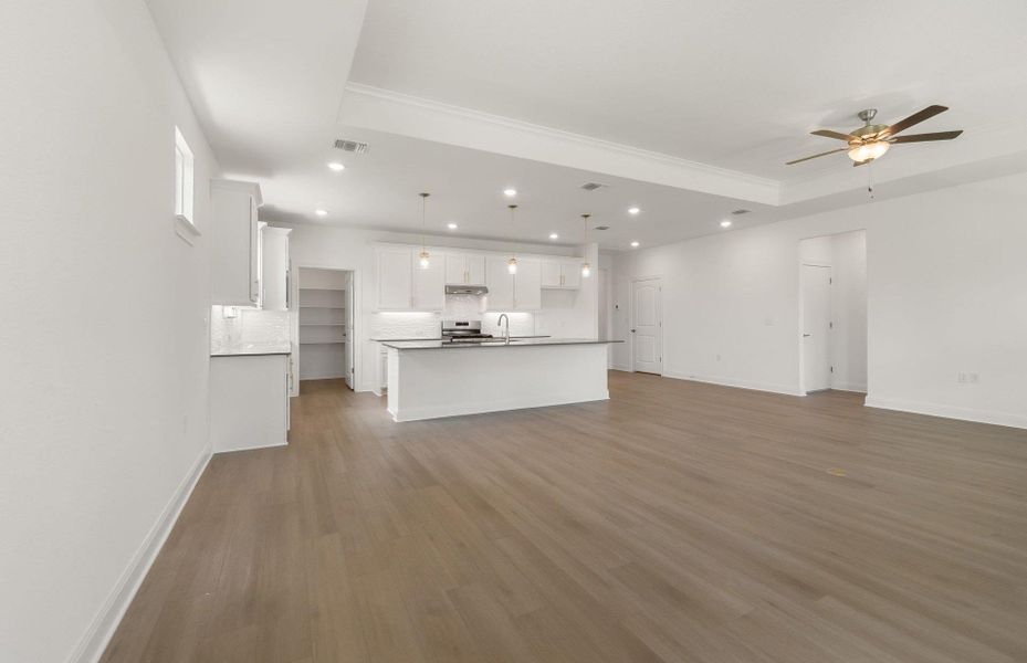 Spacious, unfurnished interior of a new home in Sun City Texas, Georgetown (Image 32). Spacious, unfurnished interior of a new home in Sun City Texas, Georgetown (Image 32).