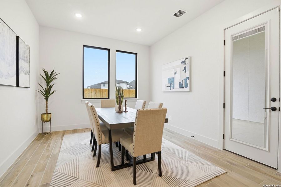 Furnished interior view inside a new home in Haby Hill 50s, San Antonio (Image 12).