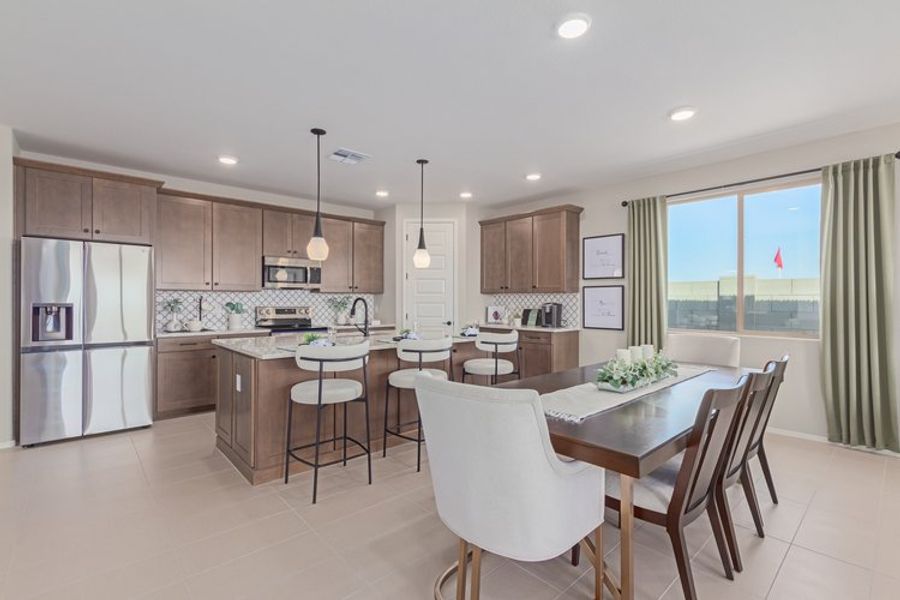 Representative furnished interior of a home built from the Newport by Courtland Communities in Maple at North Copper Canyon, Surprise (Image 4).