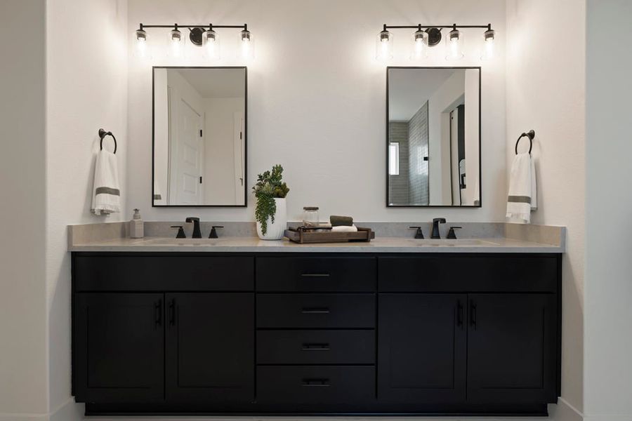 Close-up of interior finishes inside a home in Park Collection At Wolf Ranch, Georgetown (Image 24).