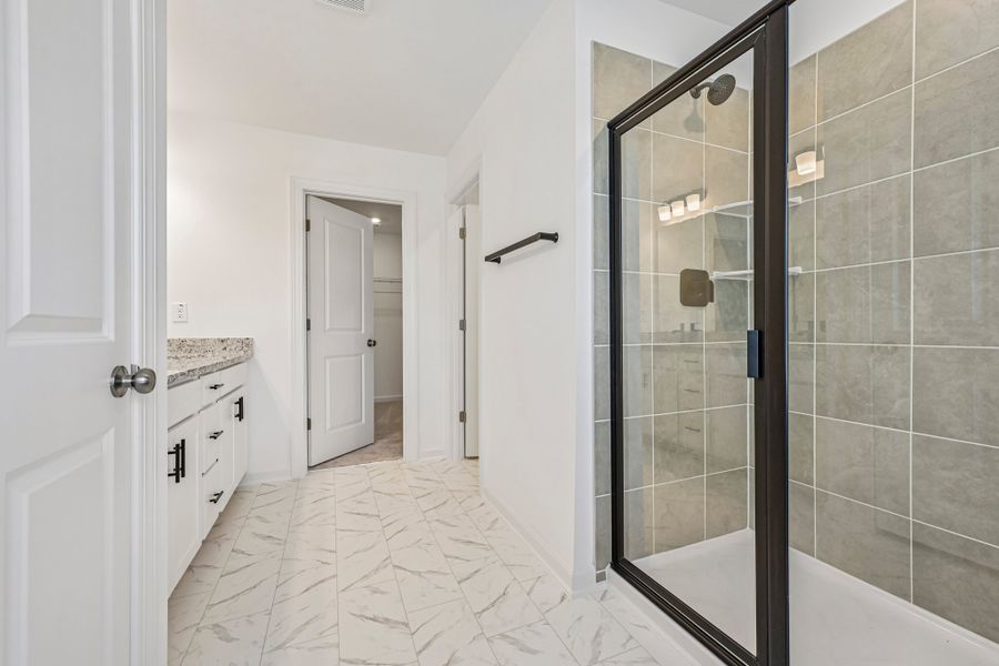 Furnished interior view inside a new home in Forestville Station, Wake Forest (Image 7).