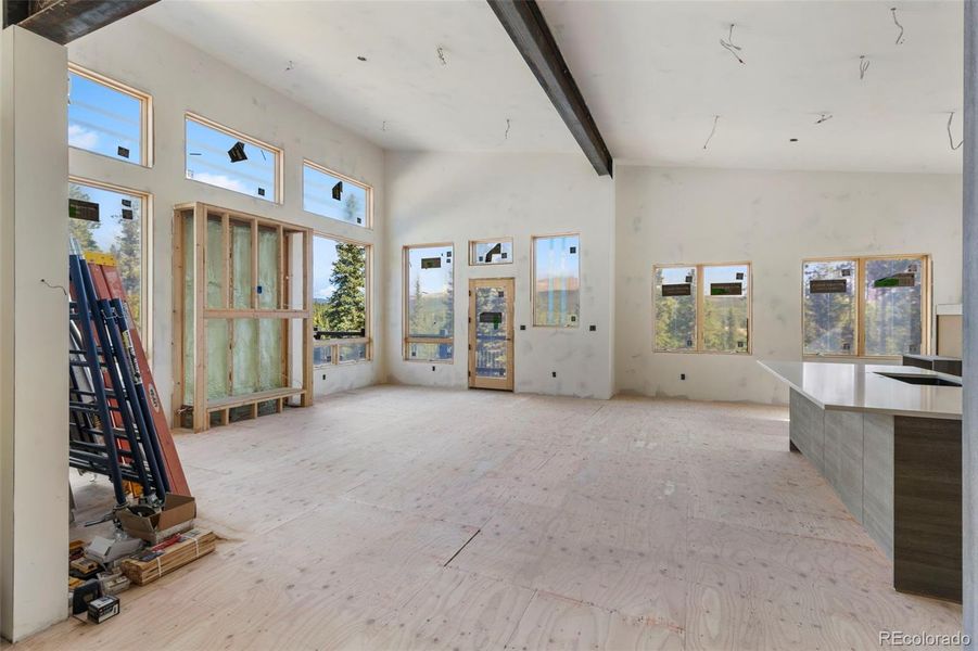 In-progress construction of a new home in , Fairplay, CO (Image 32).