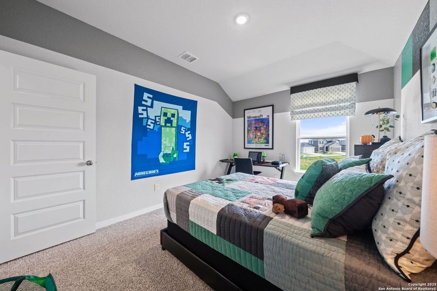 Furnished interior view inside a new home in Applewhite Meadows, San Antonio (Image 42). Furnished interior view inside a new home in Applewhite Meadows, San Antonio (Image 42).