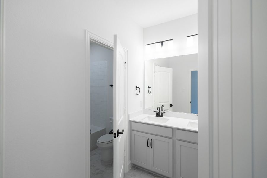Furnished interior view inside a new home in Enclave at Legacy Hills, Celina (Image 9).