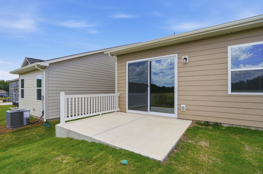 Exterior details and patio area of a home in Westfall, Gastonia (Image 4).