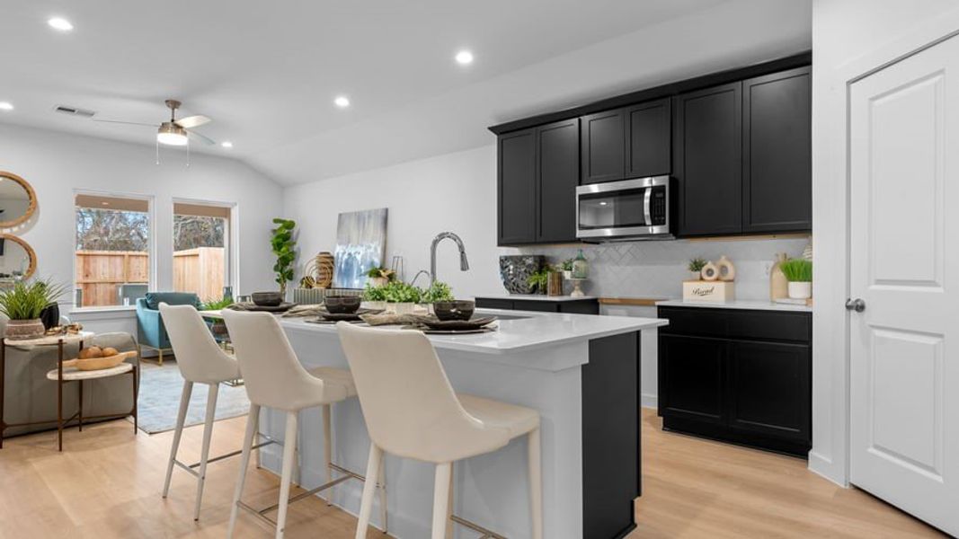 Furnished interior view inside a new home in Sorrento, Richmond (Image 6). Furnished interior view inside a new home in Sorrento, Richmond (Image 6).