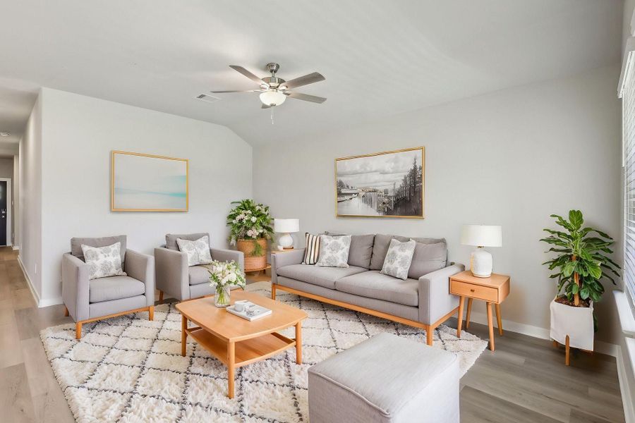 Furnished interior view inside a new home in , New Caney (Image 17). Furnished interior view inside a new home in , New Caney (Image 17).