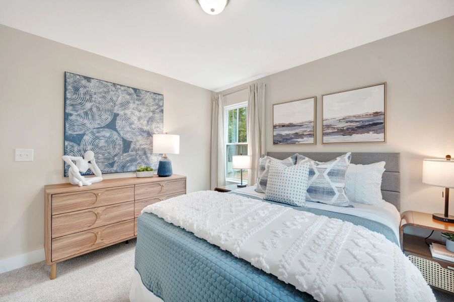 Representative furnished interior of a home built from the Vienna by Mattamy Homes in Ashmore Townes, Garner (Image 29).