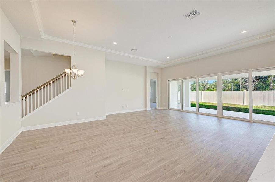 Spacious, unfurnished interior of a new home in Crosswind Point, Parrish (Image 24). Spacious, unfurnished interior of a new home in Crosswind Point, Parrish (Image 24).