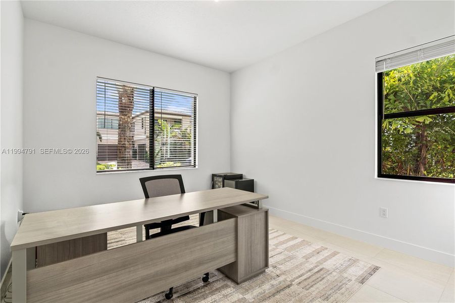 Den/Office off of entrance foyer