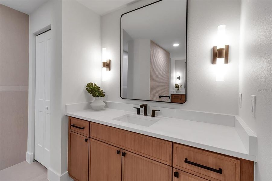 Furnished interior view inside a new home in , Venice (Image 45).