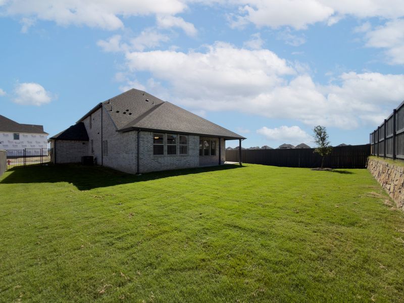 Exterior details and patio area of a home in Goodland: Overlook 60', Midlothian (Image 2). Exterior details and patio area of a home in Goodland: Overlook 60', Midlothian (Image 2).