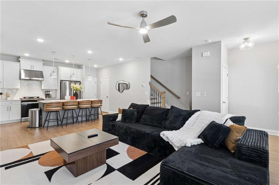 Furnished interior view inside a new home in , Atlanta (Image 15).