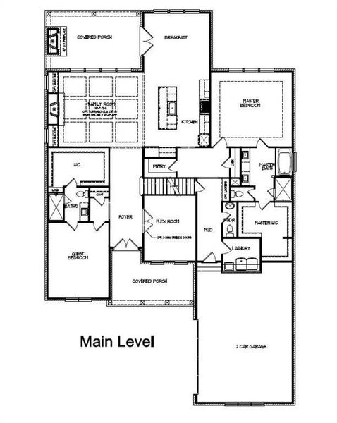 2D floor plan layout of this home in , Buford, GA (Image 6).