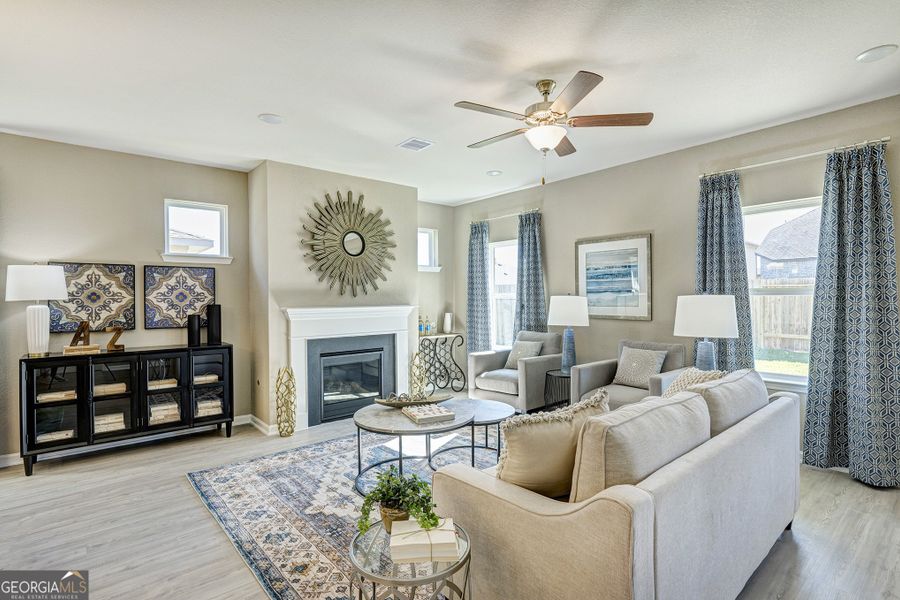 Furnished interior view inside a new home in Maddox Station, Eatonton (Image 19).
