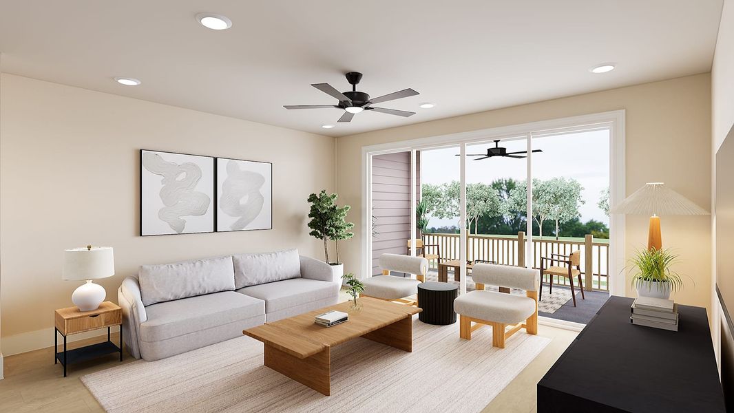 Representative furnished interior of a home built from the Duncan by Tri Pointe Homes in Old Town Village, Waxhaw (Image 8).