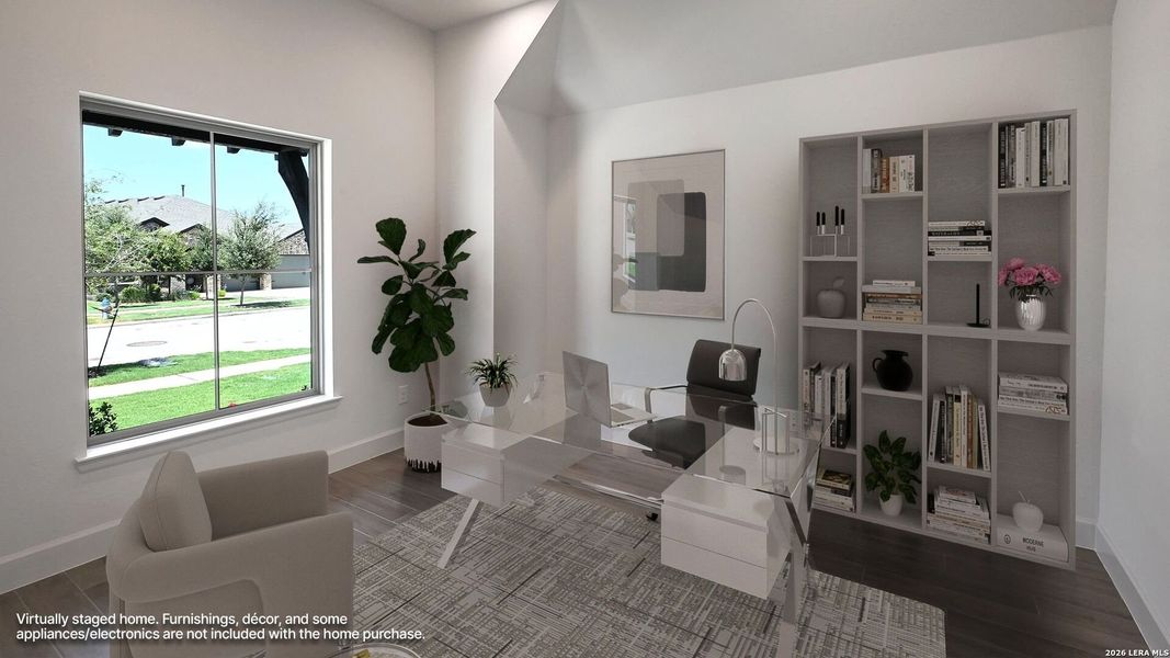 Furnished interior view inside a new home in Veramendi, New Braunfels (Image 7).