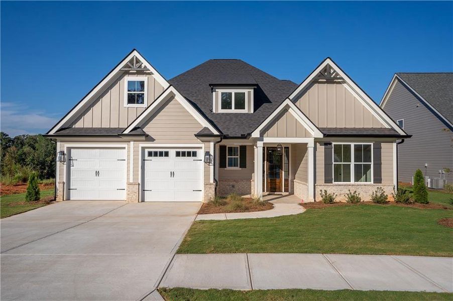 Front exterior of a new home in , Greensboro, GA, highlighting curb appeal (Image 2). Front exterior of a new home in , Greensboro, GA, highlighting curb appeal (Image 2).
