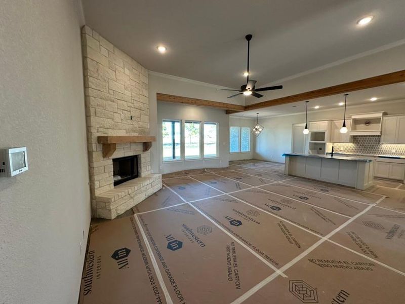 In-progress construction of a new home in , Leonard, TX (Image 14).