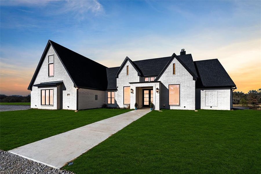 Front exterior of a new home in , Boyd, TX, highlighting curb appeal (Image 2). Front exterior of a new home in , Boyd, TX, highlighting curb appeal (Image 2).
