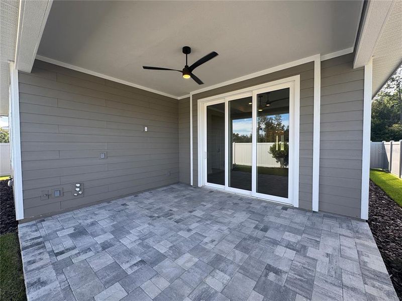 Exterior details and patio area of a home in Laureate Village, Newberry (Image 3). Exterior details and patio area of a home in Laureate Village, Newberry (Image 3).