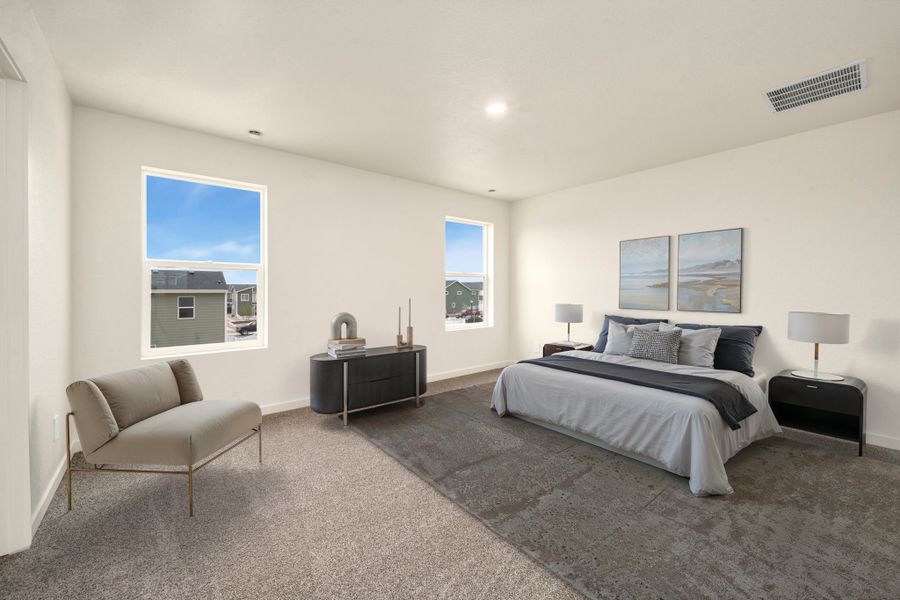 Representative furnished interior of a home built from the Welby by Baessler Homes in Hudson Hills, Hudson (Image 9). Representative furnished interior of a home built from the Welby by Baessler Homes in Hudson Hills, Hudson (Image 9).