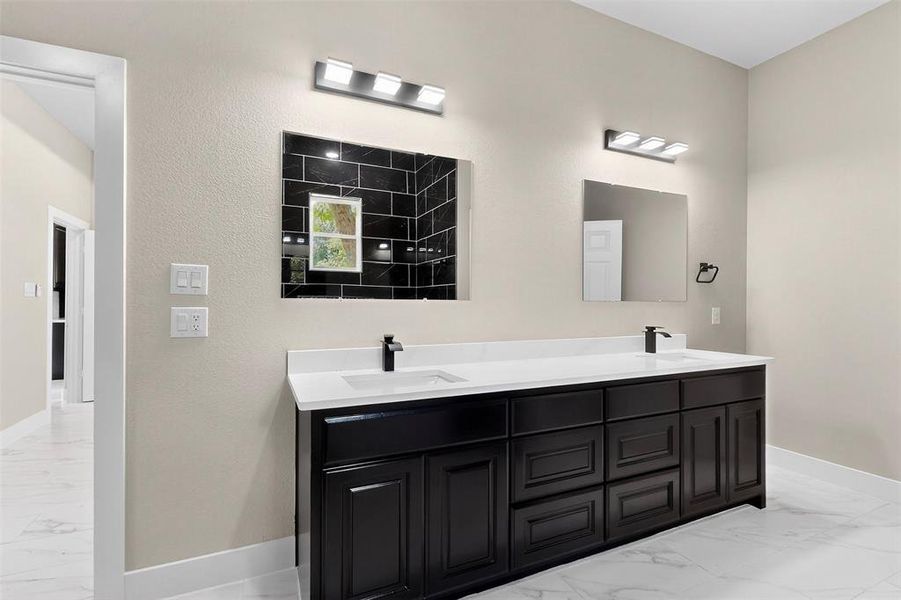 Furnished interior view inside a new home in , Fort Worth (Image 6).