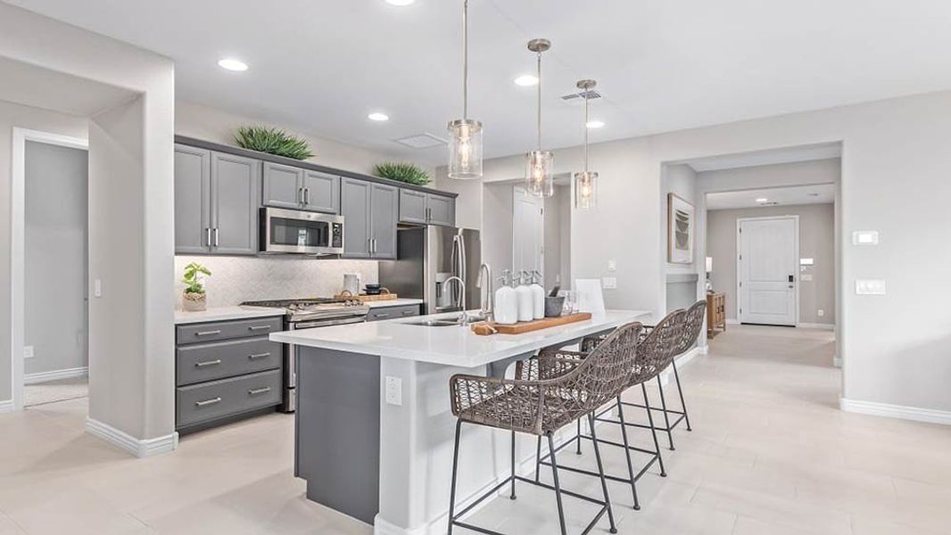 Representative furnished interior of a home built from the Sapphire by Taylor Morrison in Paradisi Encore Collection, Surprise (Image 12).