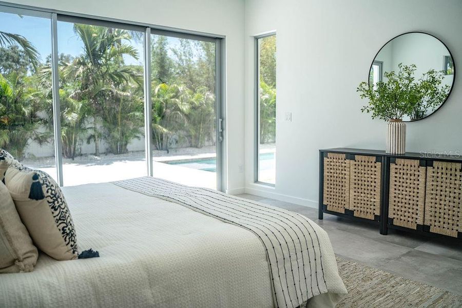 Furnished interior view inside a new home in , Sarasota (Image 9).