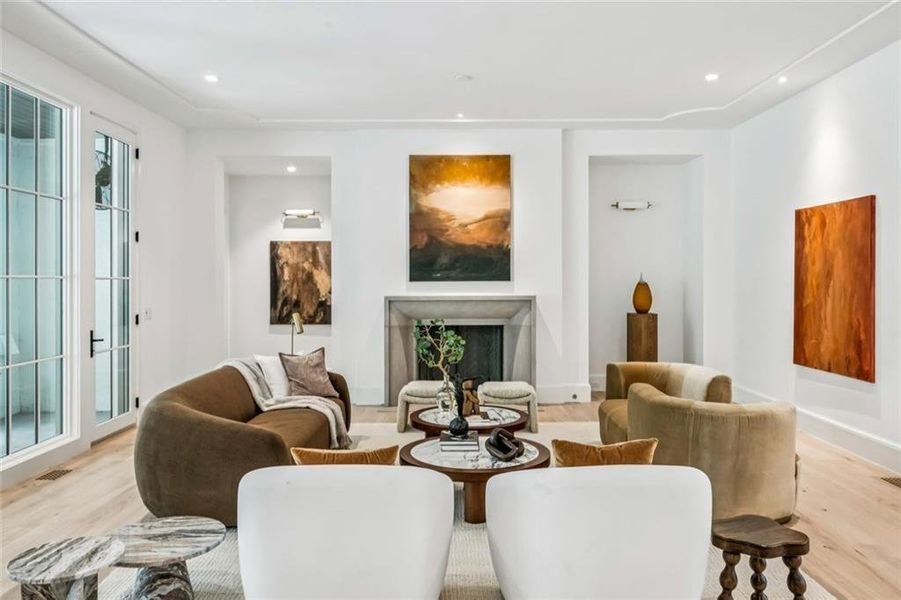 Furnished interior view inside a new home in , Atlanta (Image 31).