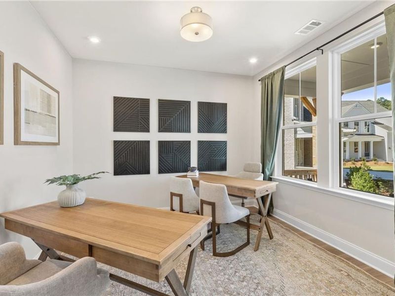 Furnished interior view inside a new home in Melody Lakeside Estates, Buford (Image 5).