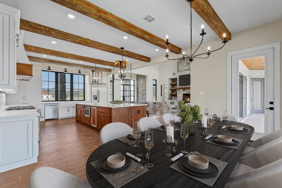Furnished interior view inside a new home in Ranger Ridge, Strawn (Image 4).