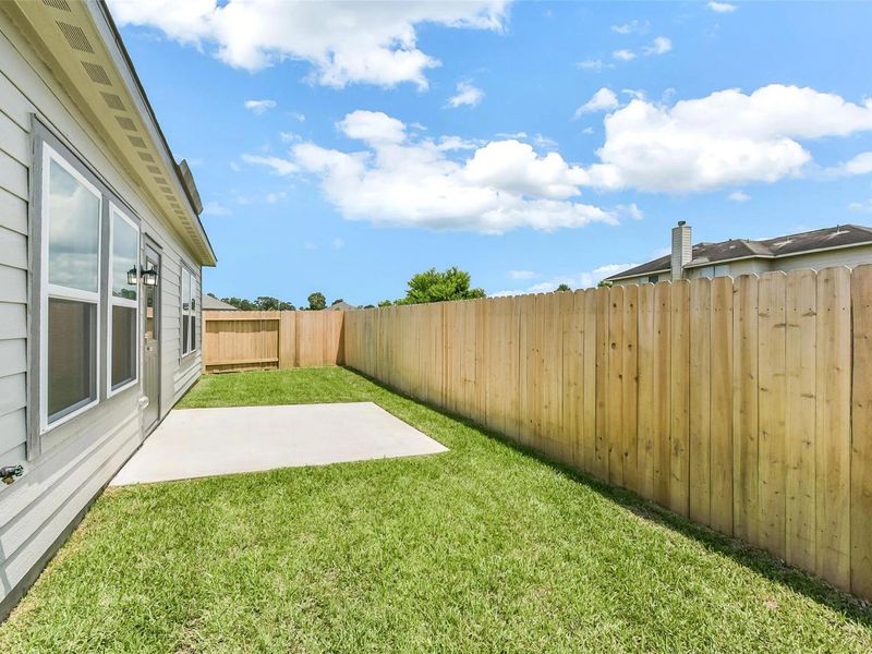 Exterior details and patio area of a home in The Villages at WestPointe, Dayton (Image 3). Exterior details and patio area of a home in The Villages at WestPointe, Dayton (Image 3).