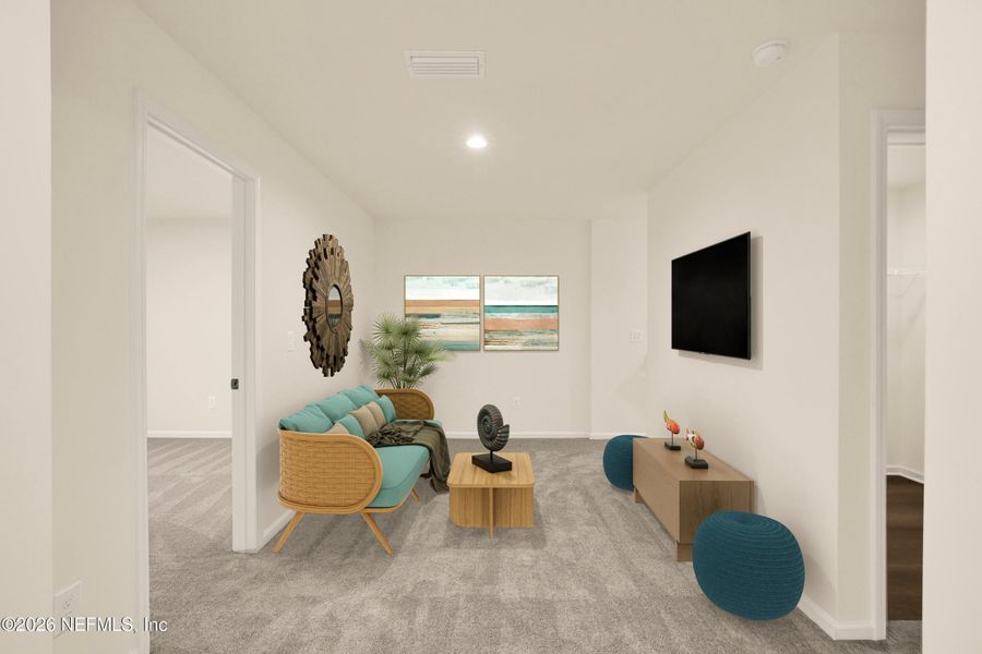 Furnished interior view inside a new home in , Green Cove Springs (Image 10). Furnished interior view inside a new home in , Green Cove Springs (Image 10).