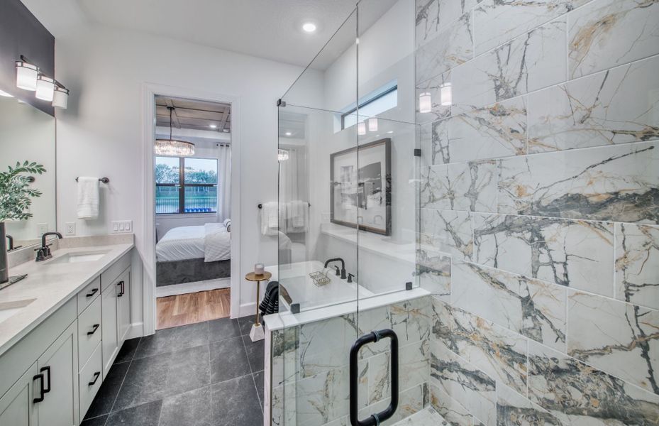 Furnished interior view inside a new home in Greyhawk Landing, Lake Worth (Image 10).
