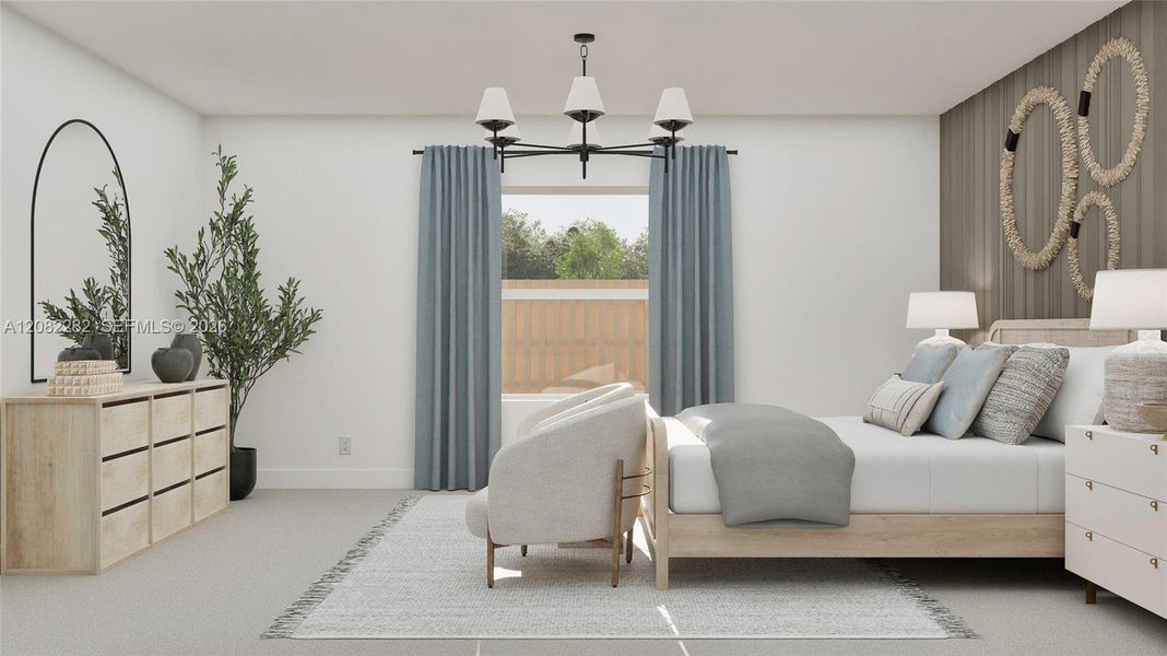 Furnished interior view inside a new home in Verdana Grove, Miami (Image 23).