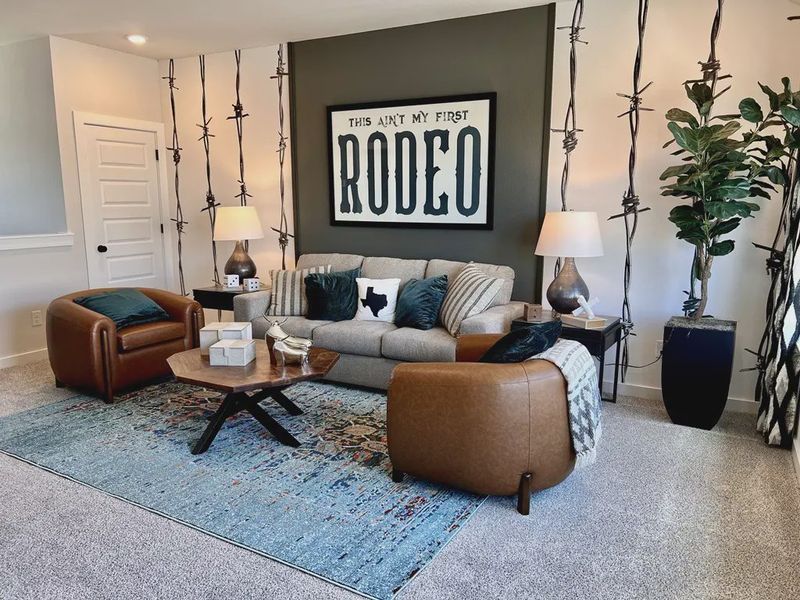 Representative furnished interior of a home built from the Wilson by Chesmar Homes in Briarwood, Elgin (Image 8). Representative furnished interior of a home built from the Wilson by Chesmar Homes in Briarwood, Elgin (Image 8).